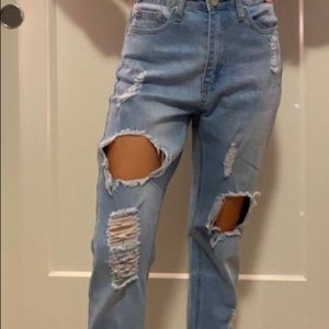Pacsun Ripped Mom Jeans